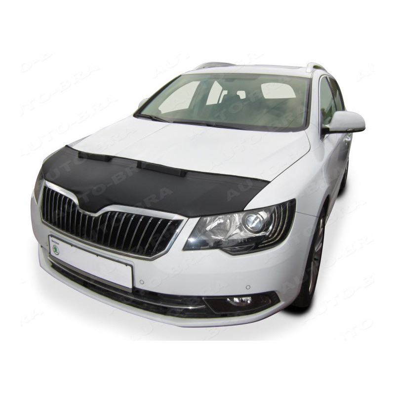 Škoda Superb 2 Facelift (13-15) potah kapoty CARBON černý
