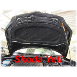 Škoda Yeti (09-13) potah kapoty CARBON černý