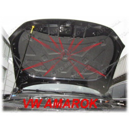 VW Amarok (2010+) potah kapoty černý