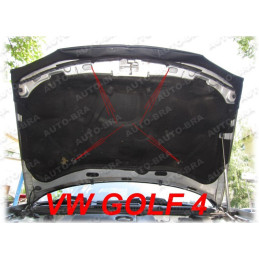 VW Golf 4 (97-03) potah kapoty černý