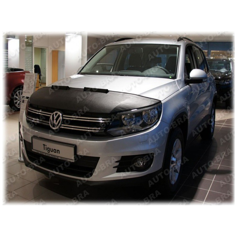 VW Tiguan 1 (07-15) potah kapoty CARBON černý
