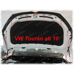 VW Touran (10-15) potah kapoty černý