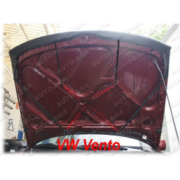 VW Vento (91-98) potah kapoty CARBON černý