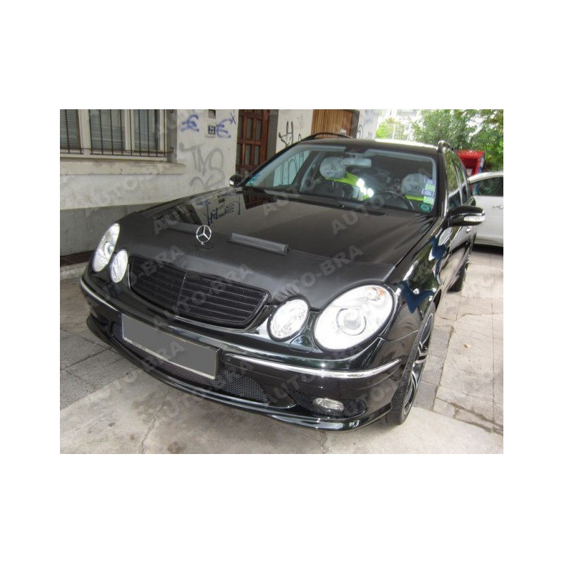 Mercedes Benz W211 S211 E (02-06) potah kapoty CARBON černý