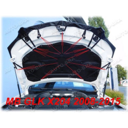 Mercedes Benz GLK X204 (08-15) potah kapoty CARBON černý