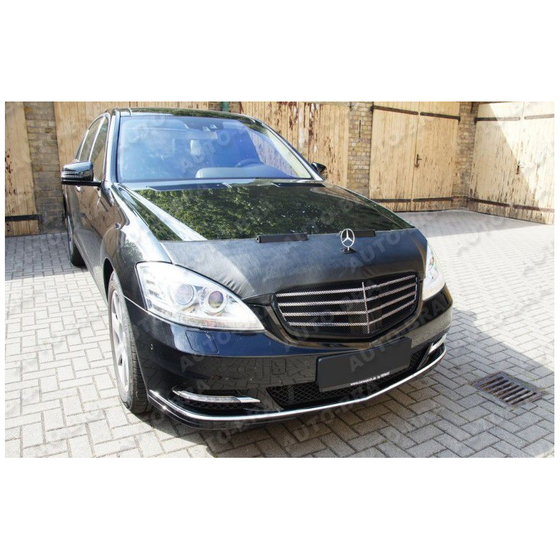 Mercedes Benz W221 S (05-13) potah kapoty CARBON černý