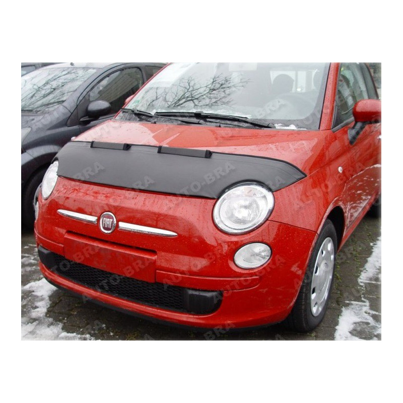 Fiat 500 (2007+) potah kapoty CARBON černý