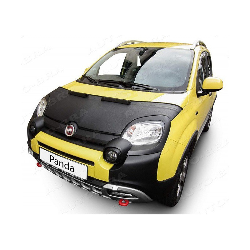 Fiat Panda (2011+) potah kapoty CARBON černý