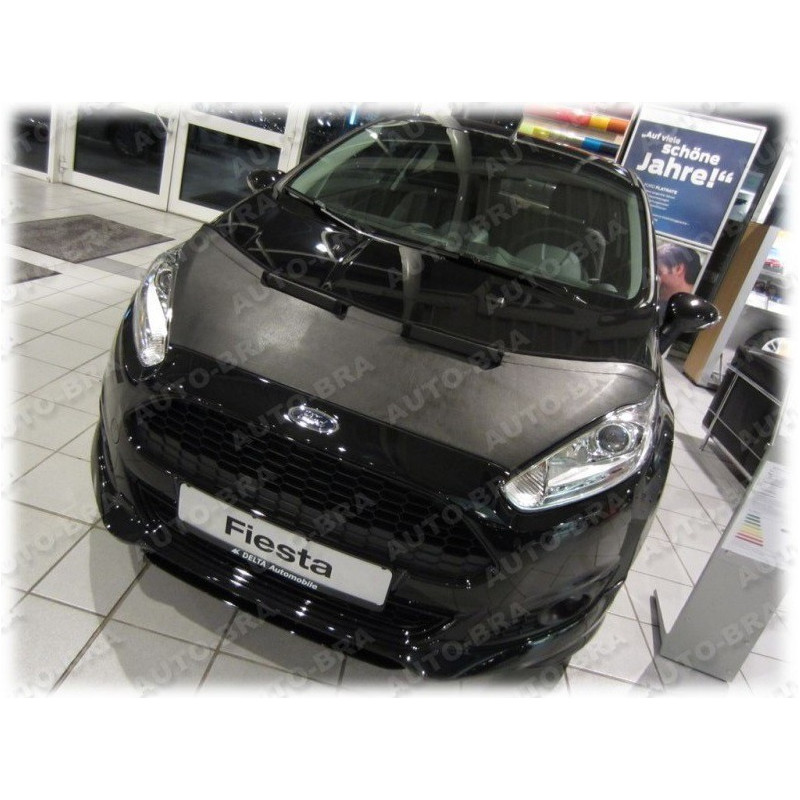 Ford Fiesta (13-17) potah kapoty CARBON černý