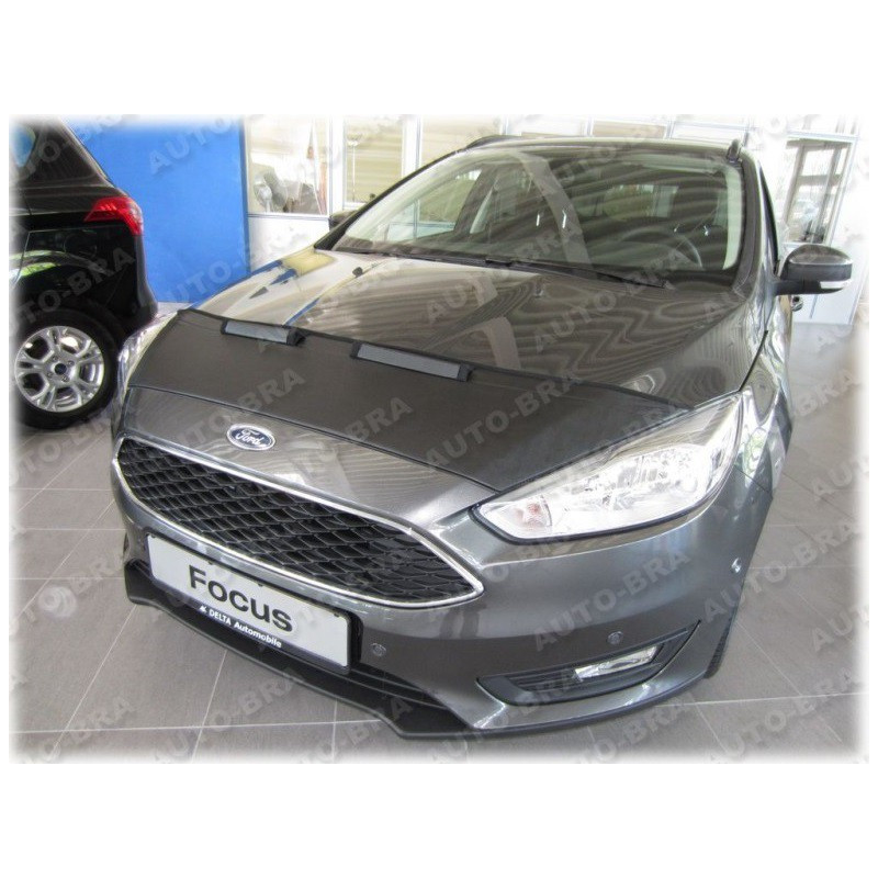 Ford Focus 3 Mk3 (14-18) potah kapoty CARBON černý