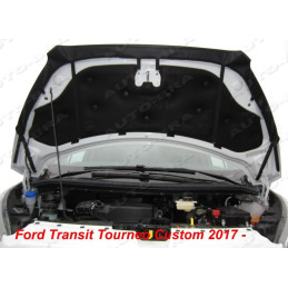 Ford Tourneo Custom (2018+) potah kapoty CARBON černý