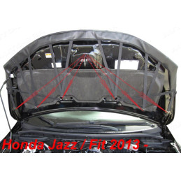 Honda Jazz (13-19) potah kapoty CARBON černý