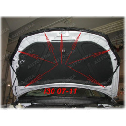Hyundai i30 FD (07-11) potah kapoty černý