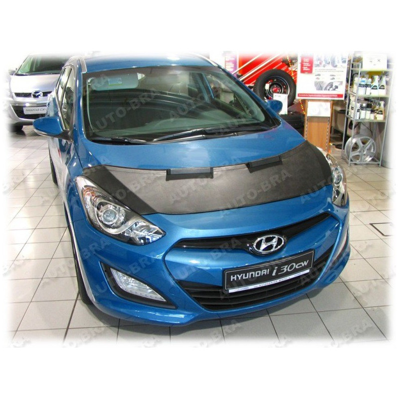 Hyundai i30 GD (11-16) potah kapoty CARBON černý