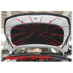 Hyundai i30 PD (2017+) potah kapoty černý