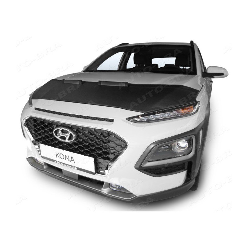 Hyundai Kona (2017+) potah kapoty CARBON černý