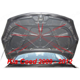 Kia Ceed 1 ED (09-12) potah kapoty černý