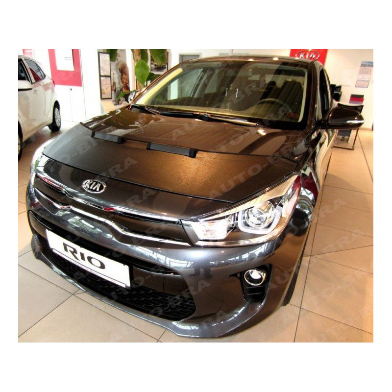 Kia Rio (2017+) potah kapoty CARBON černý
