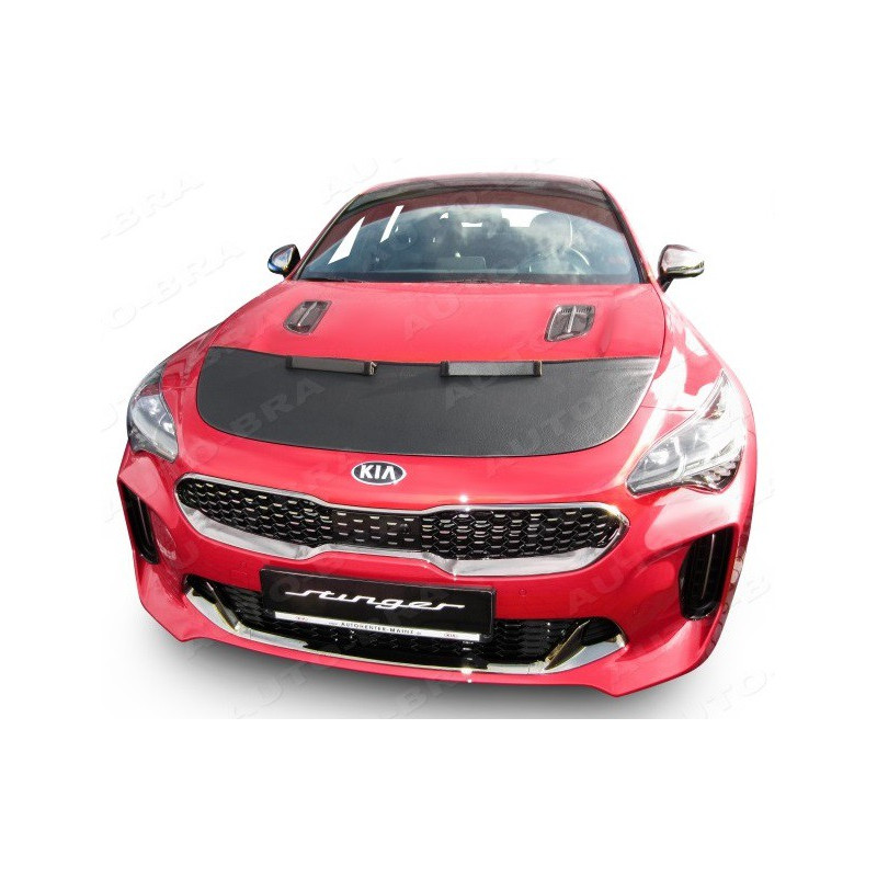 Kia Stinger (2017+) potah kapoty CARBON černý