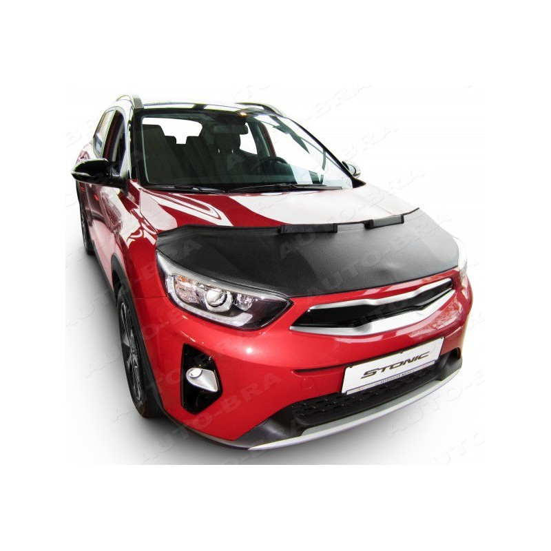 Kia Stonic (2017+) potah kapoty CARBON černý