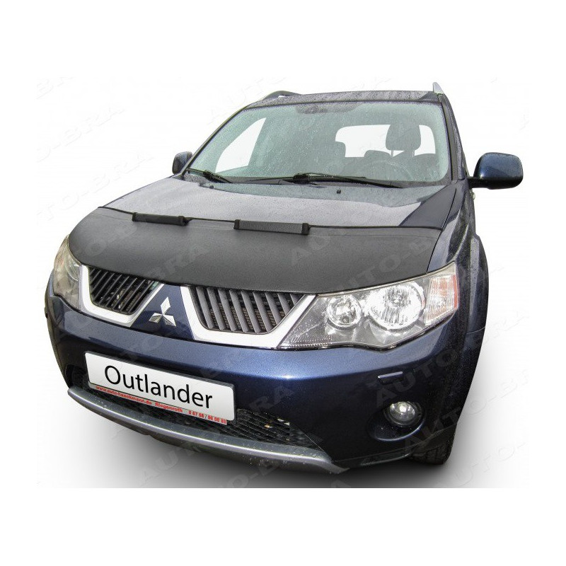 Mitsubishi Outlander (06-10) potah kapoty CARBON černý