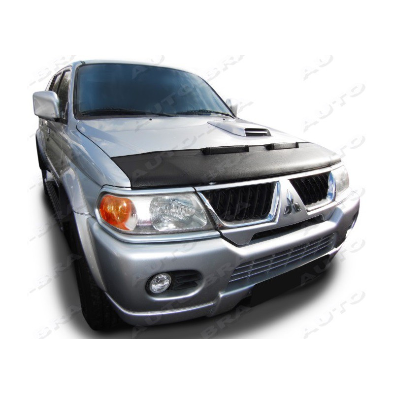 Mitsubishi Pajero Sport (98-06) potah kapoty CARBON černý
