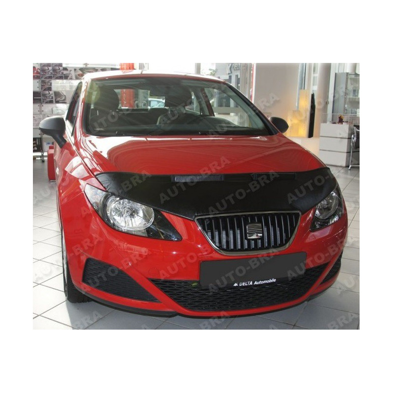 Seat Ibiza 6J 6P (08-12) potah kapoty CARBON černý