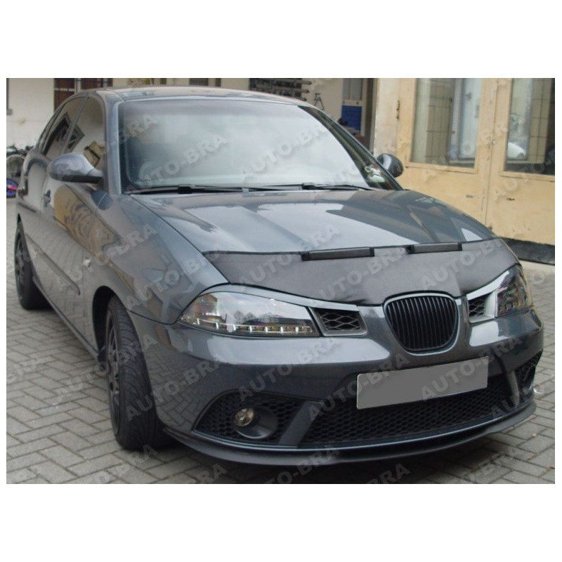 Seat Ibiza 6L (02-08) potah kapoty CARBON černý