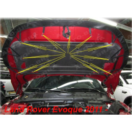 Land Rover Evoque (2011+) potah kapoty CARBON černý