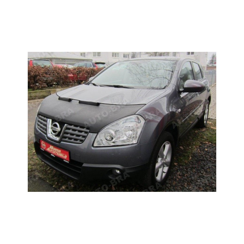 Nissan Qashqai J10 (06-10) potah kapoty CARBON černý