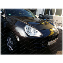 Porsche Cayenne (02-10) potah kapoty CARBON černý