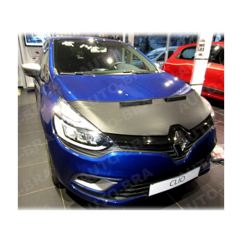 Renault Clio 4 (2012+) potah kapoty CARBON černý