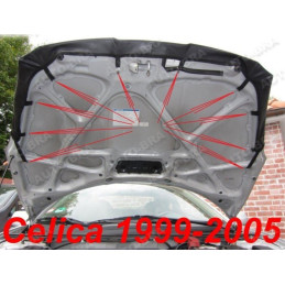 Toyota Celica (99-05) potah kapoty černý