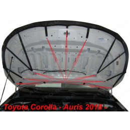 Toyota Corolla E210 (2018+) potah kapoty černý