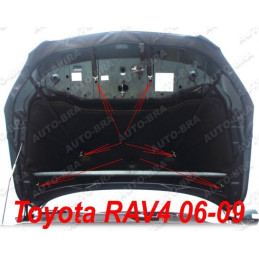 Toyota RAV4 (06-10) potah kapoty černý