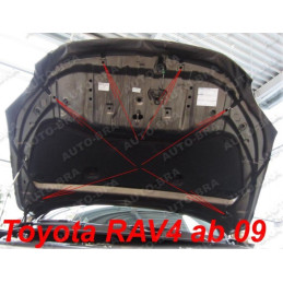 Toyota RAV4 (10-13) potah kapoty černý