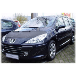 Peugeot 307 + CC (05-07) potah kapoty CARBON černý