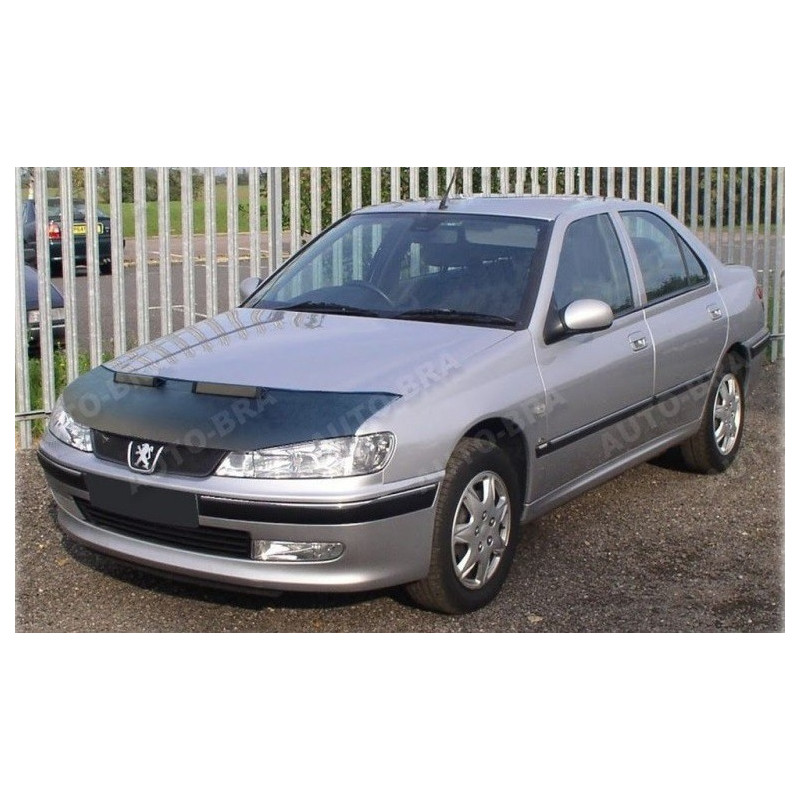 Peugeot 406 (95-05) potah kapoty CARBON černý