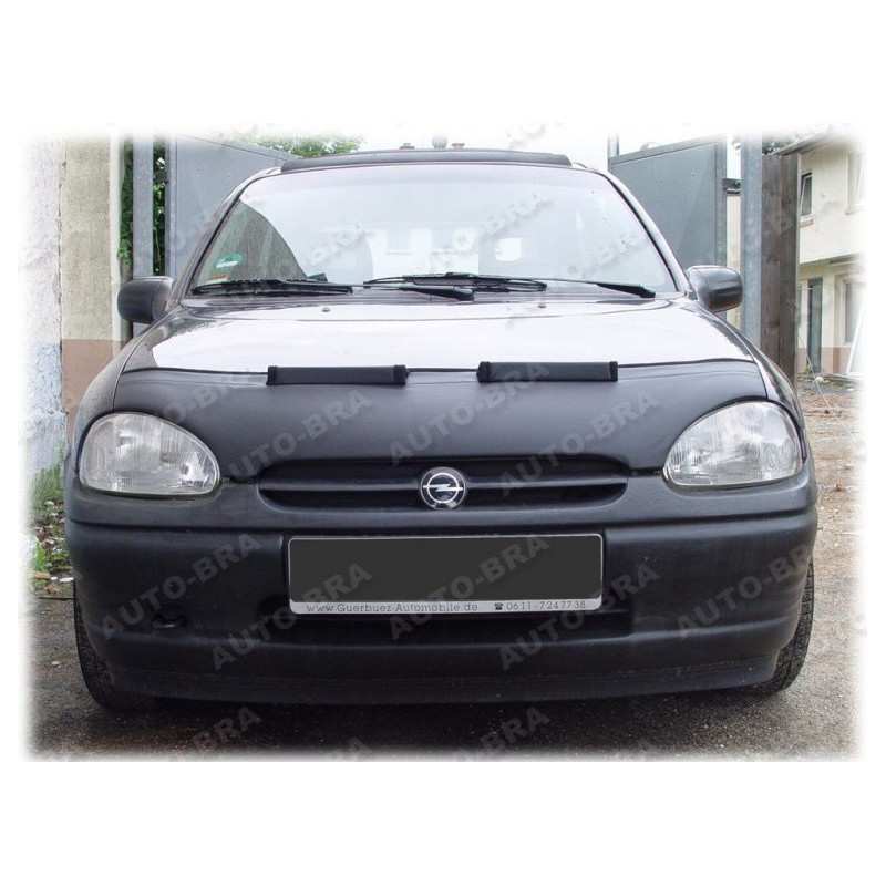 Opel Corsa B (93-00) potah kapoty CARBON černý