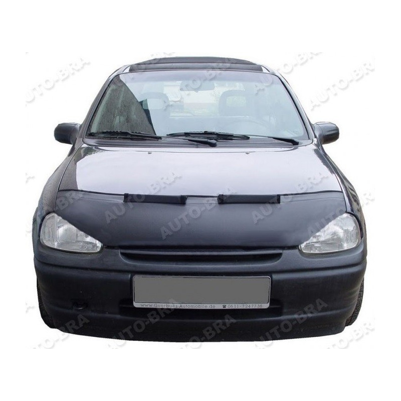 Opel Corsa B (93-00) potah kapoty CARBON černý