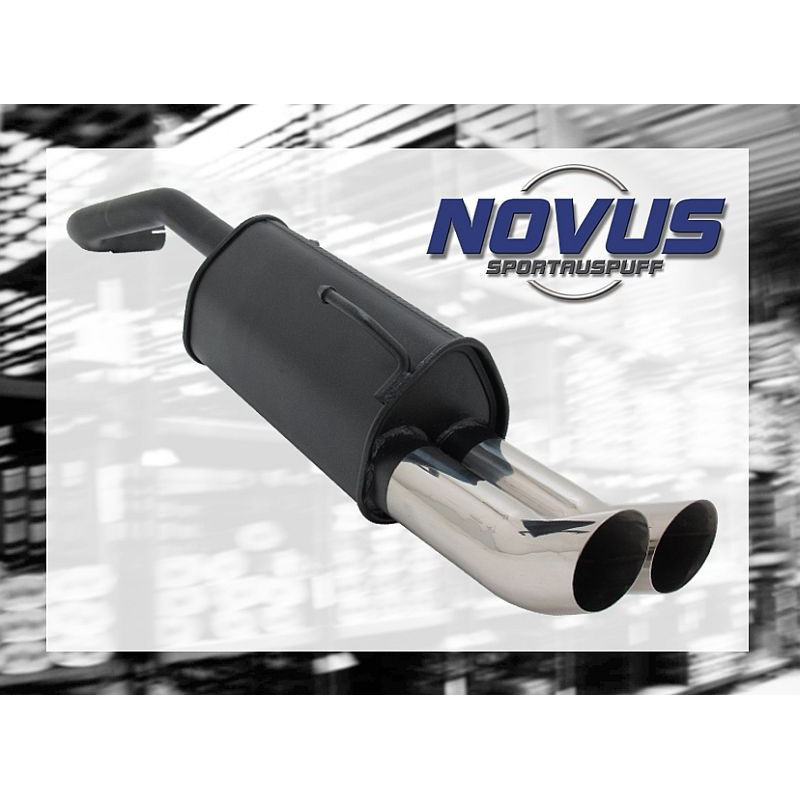 Seat Arosa (6H/6HS) sportovní výfuk NOVUS, koncovka DTM 2x 76mm