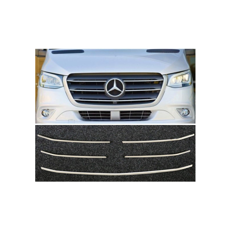 Mercedes Sprinter W907 lišty přední masky