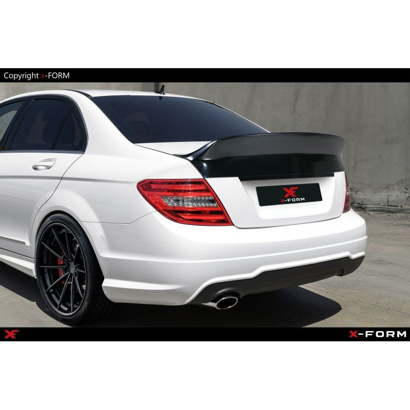Mercedes Benz C-tř. W204 (07-11) křídlo kufru DUCKTAIL, ABS plast