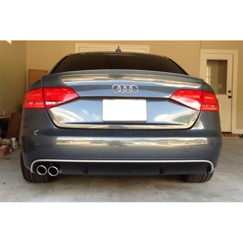 Audi A4 B8 (07-11) zadní spoiler difuzor, vzhled RS4