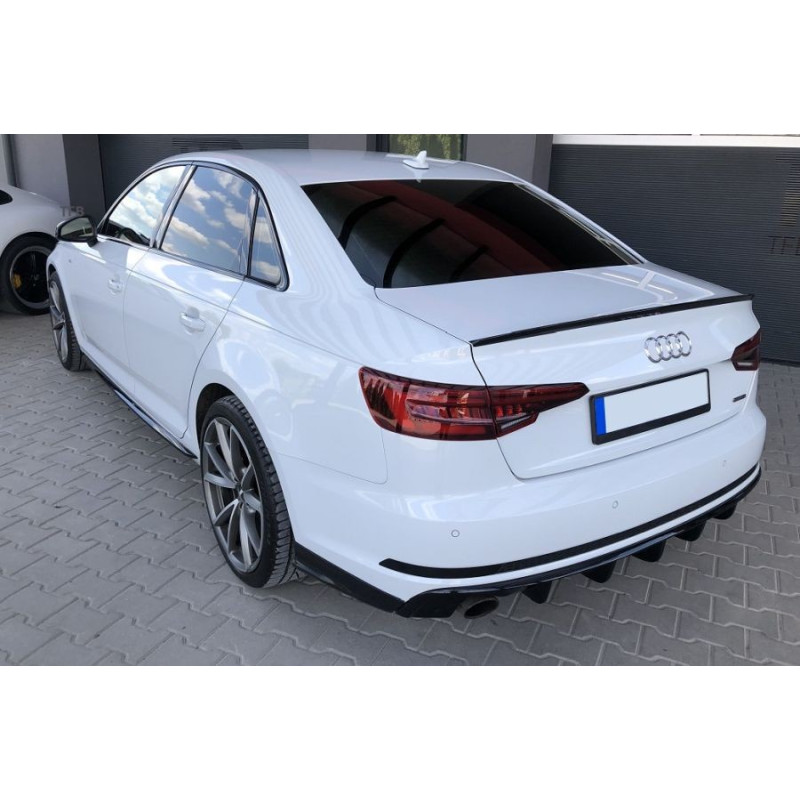 Audi A4 B9 S-LINE (15-19) zadní spoiler (2 díly)