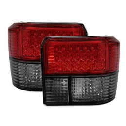 Zadní čirá světla VW T4 90-03 – LED, červená/kouřová