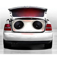 Laminátová audio tuning zástavba