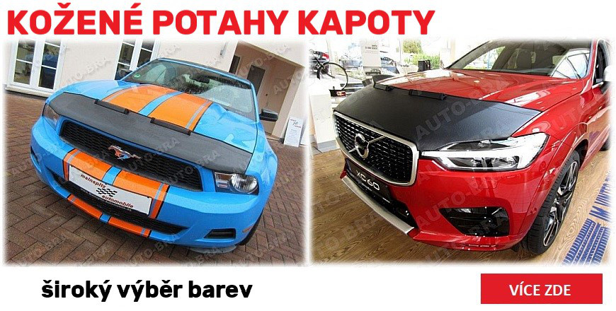 Kožený potah kapoty